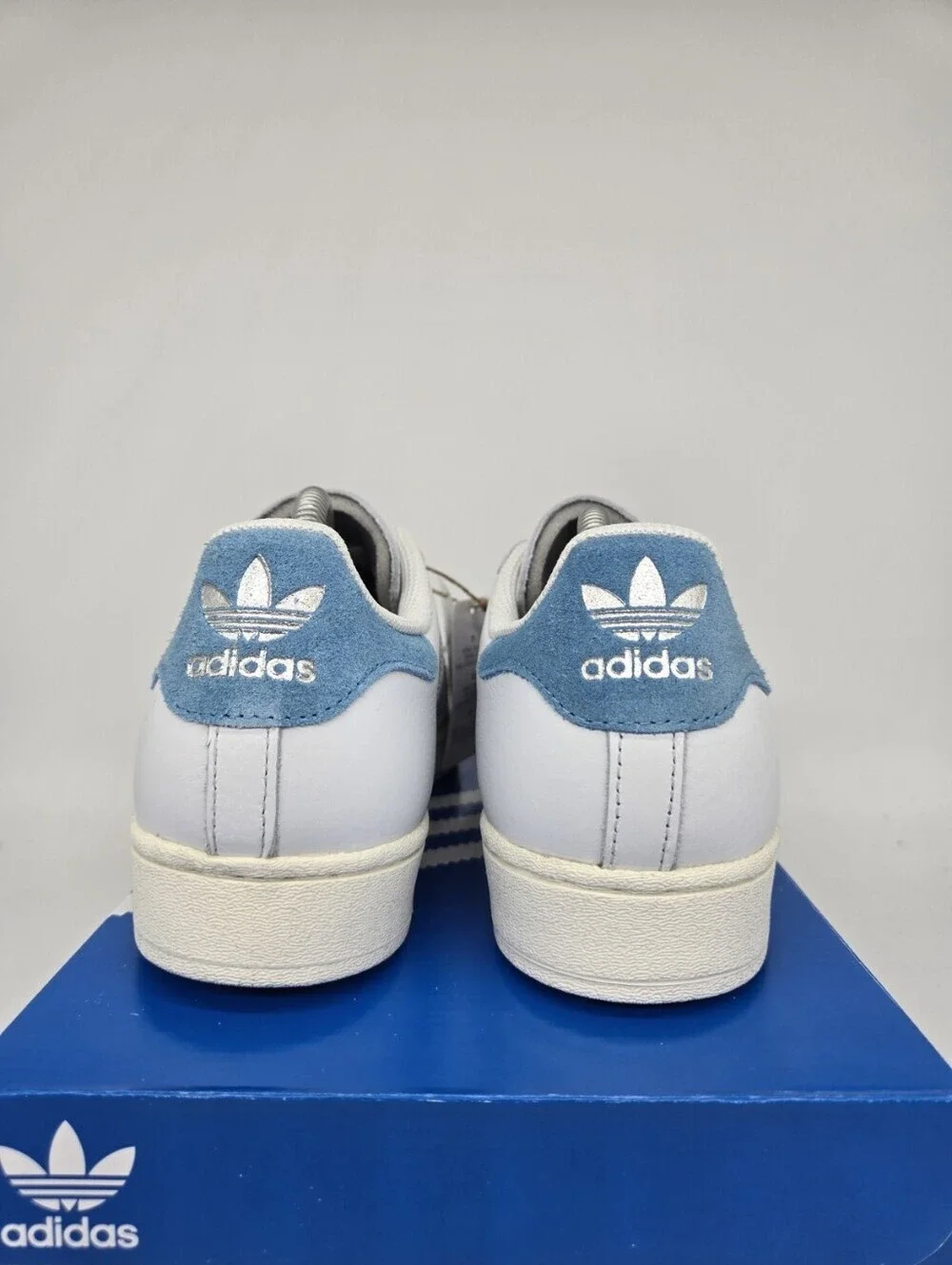 Adidas Men's Superstar GZ9381 Cream White Preloved Blue Shoes Size 9